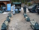 Die Waffen und Ausrüstung der deutschen Soldaten war gesondert versperrt. (Bild öffnet sich in einem neuen Fenster)
