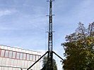 Die Datenübertragung erfolgt über Richtfunkantennen. (Bild öffnet sich in einem neuen Fenster)