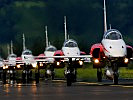 Auch die Piloten der Patrouille Suisse sind sicher in Zeltweg angekommen. (Bild öffnet sich in einem neuen Fenster)