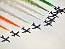 Kunststaffel Frecce Tricolori. (Bild öffnet sich in einem neuen Fenster)