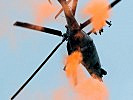 Ein russischer Mil Mi-24 Kampfhubschrauber. (Bild öffnet sich in einem neuen Fenster)