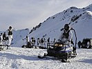 Die Versorgung der Truppe im Hochgebirge stellt eine Herausforderung dar. (Bild öffnet sich in einem neuen Fenster)