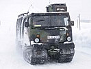 Die Überschnee-Fahrzeuge kamen im Rahmen der Verbandsübung zum Einsatz. (Bild öffnet sich in einem neuen Fenster)