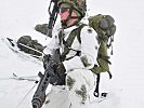 Die Soldaten trotzten widrigsten Wetterbedingungen. (Bild öffnet sich in einem neuen Fenster)