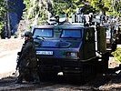 Die Mannschaftsfahrzeuge Hägglunds der deutschen Gebirgsjägerbrigade 23. (Bild öffnet sich in einem neuen Fenster)