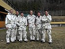 Eintreffen der Teams - die Gebirgssoldaten aus Frankreich. (Bild öffnet sich in einem neuen Fenster)