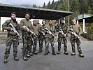 Das Team der niederländischen "Groep operationele eenhed Mariniers" . (Bild öffnet sich in einem neuen Fenster)