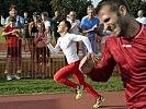 Severin Faiman im Sekundenduell gegen den Belgier Platteau. (Bild öffnet sich in einem neuen Fenster)