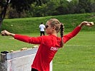 Eine dänische Sportlerin beim Handgrantenzielwurf. (Bild öffnet sich in einem neuen Fenster)