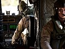 Besatzung einer niederländischen CH-47D CHINOOK kurz vor dem Start. (Bild öffnet sich in einem neuen Fenster)