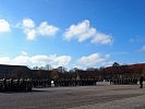 Das gemeinsame Antreten des Bataillons ist der traditionelle Startschuss. (Bild öffnet sich in einem neuen Fenster)
