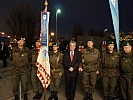 Ein Höhepunkt der Übung war der Besuch von Bundespräsident Fischer. (Bild öffnet sich in einem neuen Fenster)
