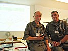 Gerhard Lötsch und Stefan Plattner in der Notfallzentrale. (Bild öffnet sich in einem neuen Fenster)