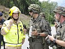 Koordinierung unter den Einsatzorganisationen.