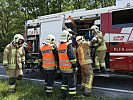 Berge-Spezialgerät der Feuerwehr wird zum Einsatz gebracht. (Bild öffnet sich in einem neuen Fenster)