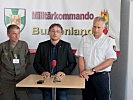 Pressekonferenz: Bundesheer, Energie Burgenland und Polizei. (Bild öffnet sich in einem neuen Fenster)
