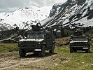 Die gepanzerten Fahrzeuge sind auch im Gebirge sehr wendig und beweglich. (Bild öffnet sich in einem neuen Fenster)