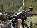 Gebirgssoldaten des Jägerbataillons 24 in Stellung. (Bild öffnet sich in einem neuen Fenster)