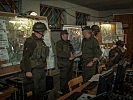 Dienstaufsicht von Generalmajor Heidecker am Gefechtsstand. (Bild öffnet sich in einem neuen Fenster)