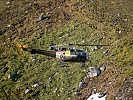 Ein Verbindungshubschrauber "Alouette" III. (Bild öffnet sich in einem neuen Fenster)