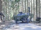 Die Aufklärer sind die "Augen" des Kampfgruppen- kommandanten. (Bild öffnet sich in einem neuen Fenster)
