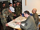 Anmeldung der Soldaten der deutschen Gerbirgsjägerbrigade 23. (Bild öffnet sich in einem neuen Fenster)