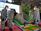 Im Anschluss erfolgte das Anschießen der Waffen für den Wettkampf. (Bild öffnet sich in einem neuen Fenster)