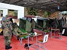 Als Vorbereitung zur Übung erfolgte das Einschießen der Waffen. (Bild öffnet sich in einem neuen Fenster)