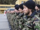 Kameraden des Gebirgsinfanteriebataillons 12 aus der Schweiz. (Bild öffnet sich in einem neuen Fenster)