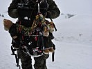 Das Maskottchen der deutschen Gebirgsjäger hat die Truppe begleitet. (Bild öffnet sich in einem neuen Fenster)
