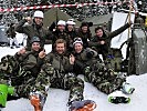 Ein Team der Gebirgsinfanteriebrigade 12 aus der Schweiz im Ziel. (Bild öffnet sich in einem neuen Fenster)