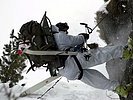 Eine der Stationen: Abseilen in unwegsamem Gelände. (Bild öffnet sich in einem neuen Fenster)