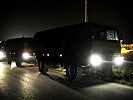 Nach der Anforderung durch die Behörden rücken die Soldaten aus. (Bild öffnet sich in einem neuen Fenster)