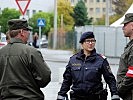 Absprachen zwischen Polizei und Militär. (Bild öffnet sich in einem neuen Fenster)