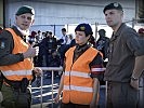 Das Gefühl für die Truppe gibt es an vorderster Linie. (Bild öffnet sich in einem neuen Fenster)