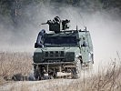 Der Iveco "LMV" ist das Gefechtsfahrzeug der Aufklärer. (Bild öffnet sich in einem neuen Fenster)