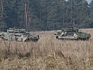 Schützenpanzer "Ulan" beziehen Stellung... (Bild öffnet sich in einem neuen Fenster)
