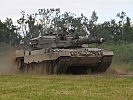 Der Kampfpanzer "Leopard". (Bild öffnet sich in einem neuen Fenster)