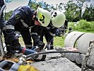 Szenario: Rettung von Verschütteten. (Bild öffnet sich in einem neuen Fenster)