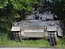 Der Schützenpanzer Ulan in Stellung. (Bild öffnet sich in einem neuen Fenster)