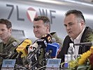 Minister Doskozil präsentierte in Zeltweg das Programm der Flugshow. (Bild öffnet sich in einem neuen Fenster)
