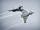 Gradauer und Schantl zeigen einen Luftkampf zweier Eurofighter. (Bild öffnet sich in einem neuen Fenster)