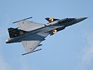 Ein Saab Gripen. (Bild öffnet sich in einem neuen Fenster)