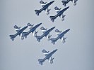 Die "Frecce Tricolori" waren ein besonderer Höhepunkt. (Bild öffnet sich in einem neuen Fenster)