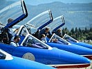Maschinen der "Patrouille de France". (Bild öffnet sich in einem neuen Fenster)