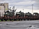 Ein Sonderzug aus Österreich trifft in Emden ein.