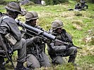 Panzerabwehrtrupp des Jägerbataillons 23 in Stellung. (Bild öffnet sich in einem neuen Fenster)