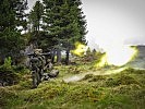"Feuer frei" - das Panzerabwehrrohr 66/79 im scharfen Schuss. (Bild öffnet sich in einem neuen Fenster)
