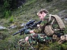 Ein Elitesoldat des niederländischen Korps Commandotroepen. (Bild öffnet sich in einem neuen Fenster)