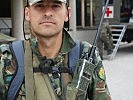 Leutnant Hashamov ist stellvertretender Kommandant einer Jägerkompanie. (Bild öffnet sich in einem neuen Fenster)